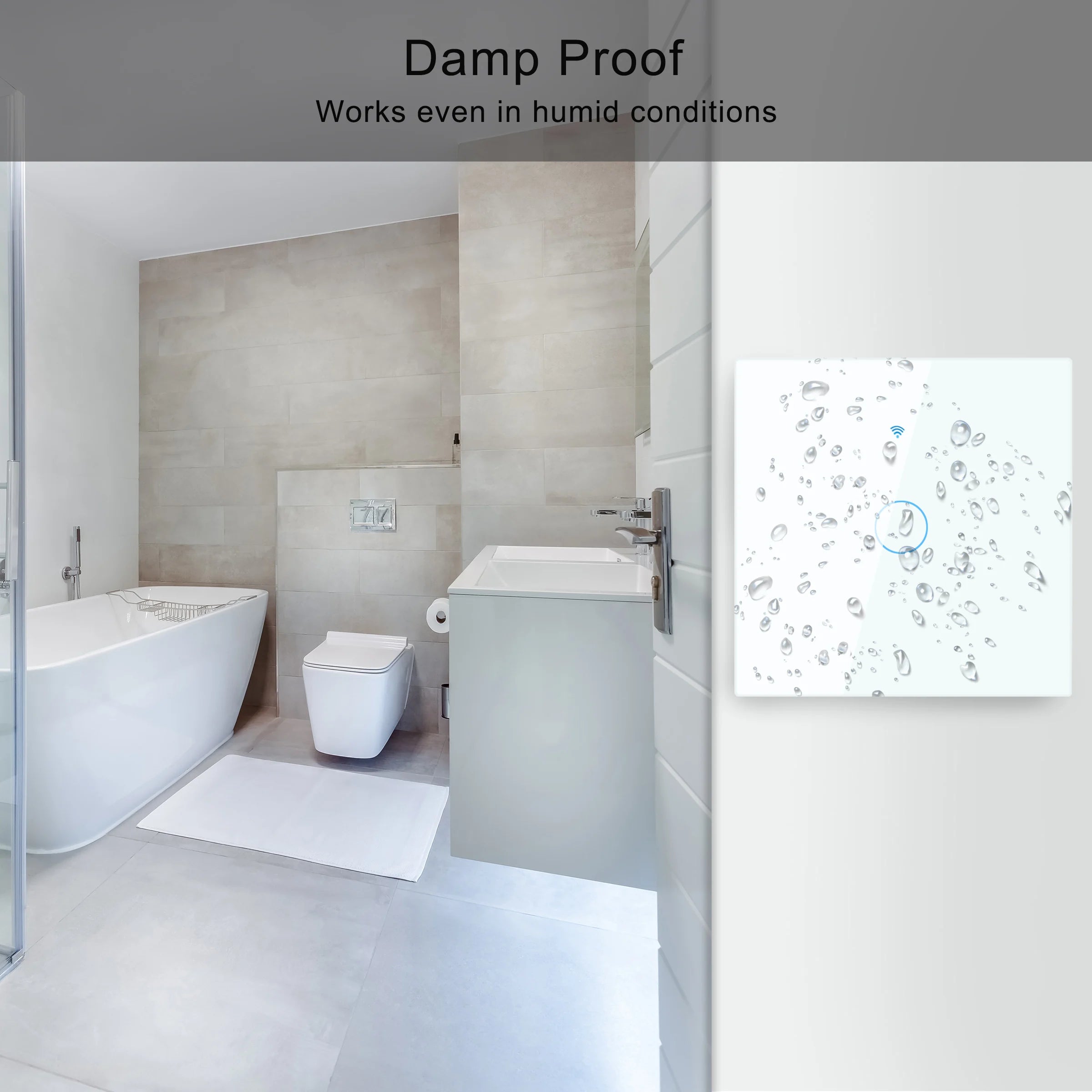 Tuya Smart Life Light Switch WiFi Touch Sensor Smart Switch App Remote