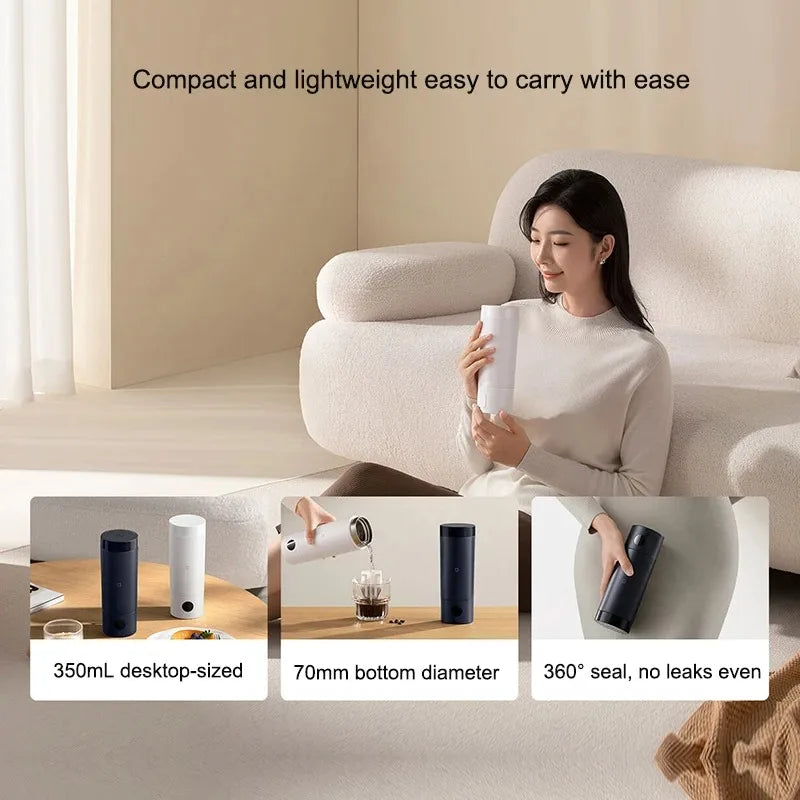 Original MIJIA Portable Electric Kettle 2 Thermos Cup Fast Water