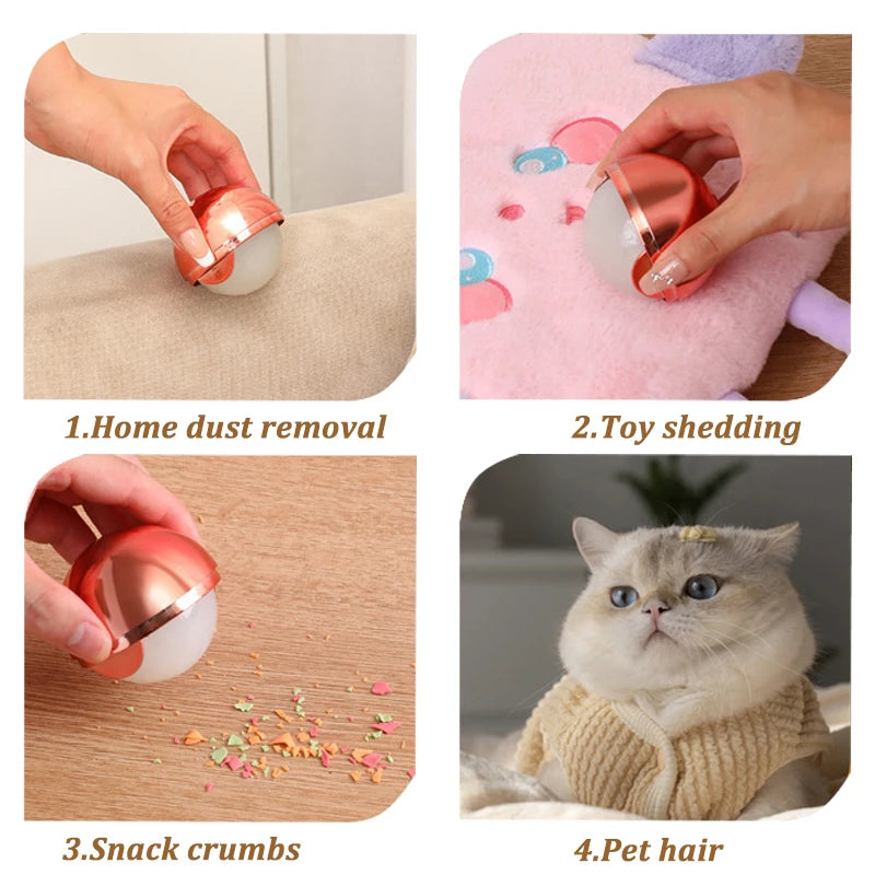 Reusable Hair Remover Ball Pet Hair Lint Roller Clothes Dust Cleaning