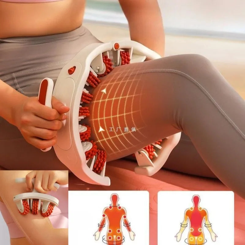 Multi-function Ring Leg Massager Massage Roller Detachable Handles for