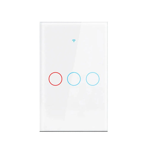 Tuya US WiFi Smart Wall Switch RF433 1/2/3 Gang No Neutral Wire Touch