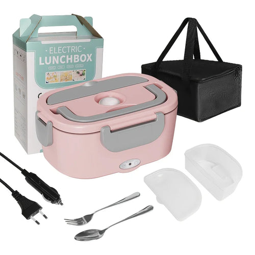 Electric Lunch Box Portable Meal Tray Preservation Food Heating Dinner