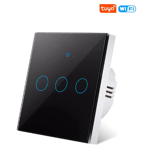 Tuya Smart Life Light Switch WiFi Touch Sensor Smart Switch App Remote
