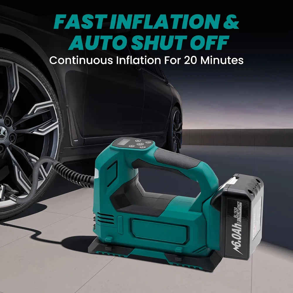 Cordless Tire Inflator For Makita 18V Lithium Battery BL1815 BL1830