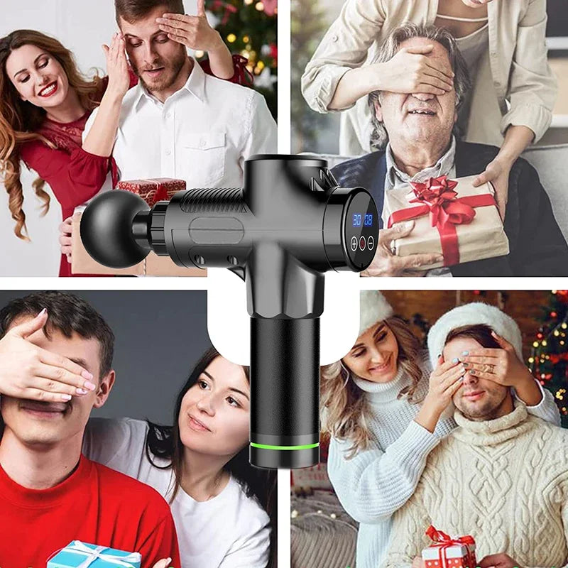Deep Muscle Massage Gun Electric Percussion Pistol Massager For Body