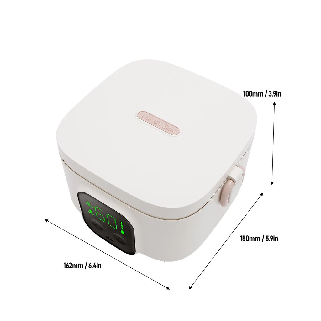 Electric Lunch Box Food Warmer Rechargeable 500ml Insulation Mode