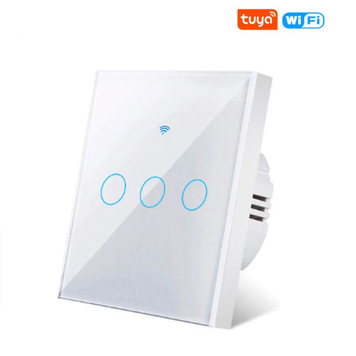 Tuya Smart Life Light Switch WiFi Touch Sensor Smart Switch App Remote