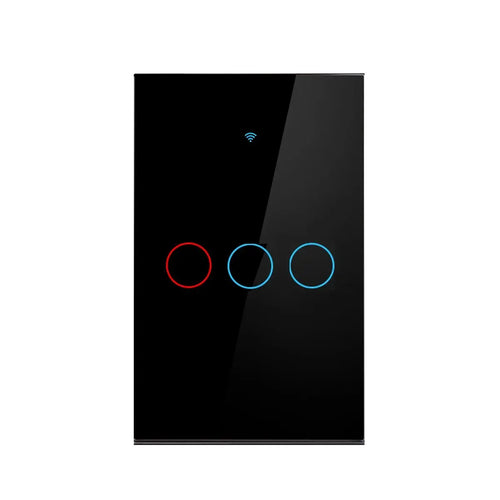 Tuya US WiFi Smart Wall Switch RF433 1/2/3 Gang No Neutral Wire Touch
